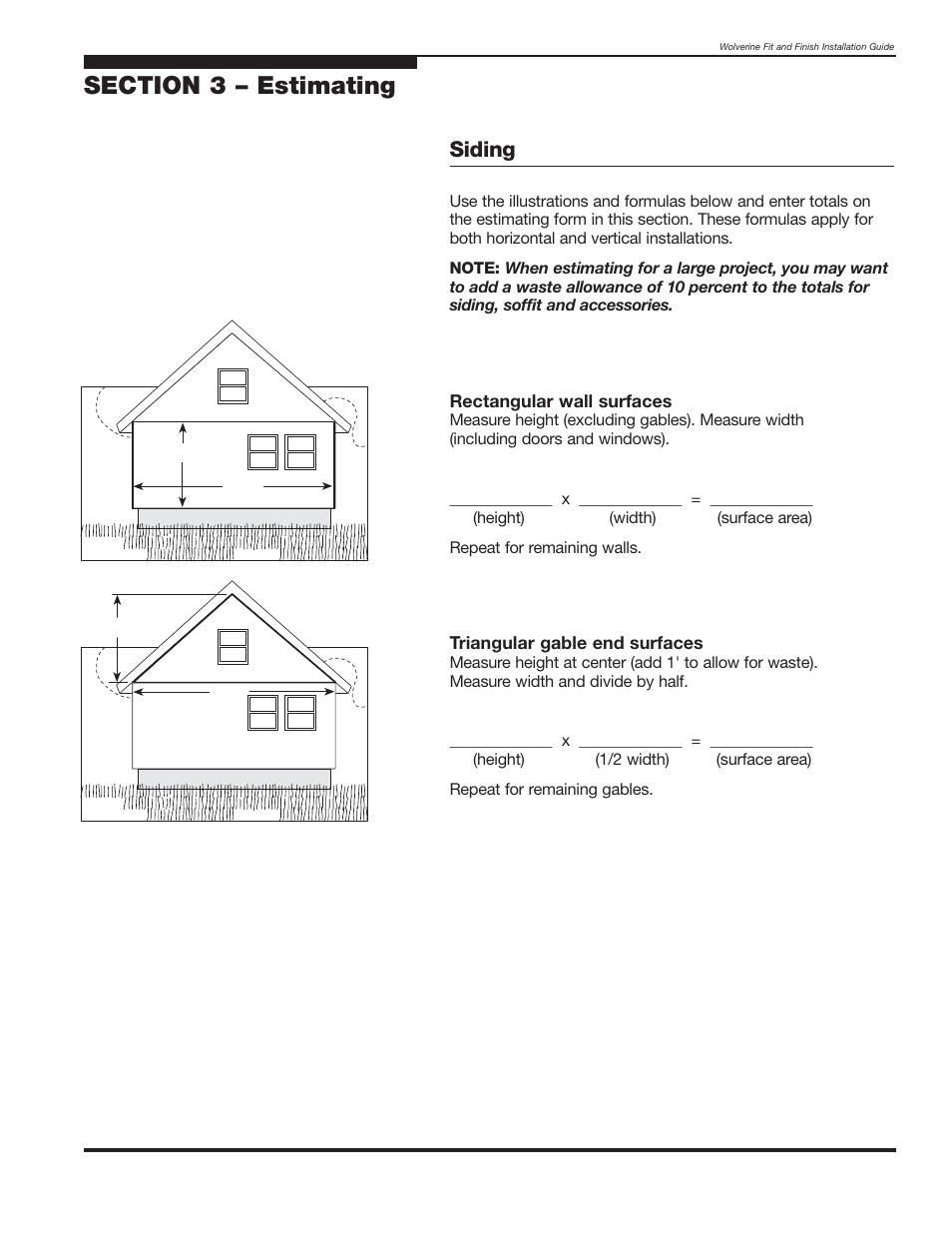 Siding | Wolverine Siding and Vinyl Carpentry Soffit and Decorative Trim User Manual | Page 18 / 117