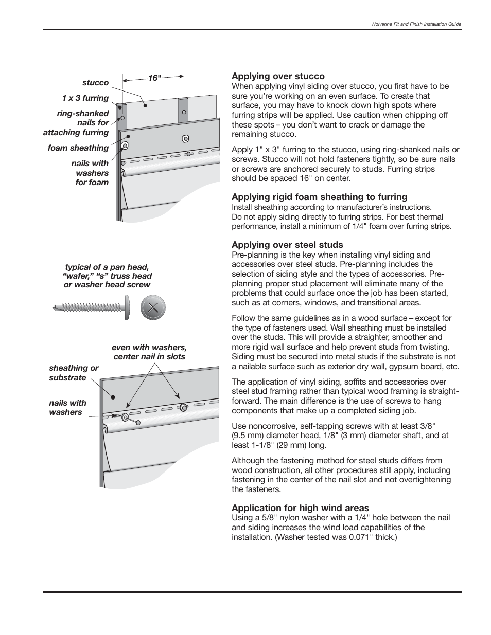 Wolverine Siding and Vinyl Carpentry Soffit and Decorative Trim User Manual | Page 24 / 117