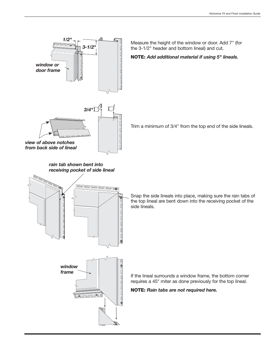 Wolverine Siding and Vinyl Carpentry Soffit and Decorative Trim User Manual | Page 44 / 117