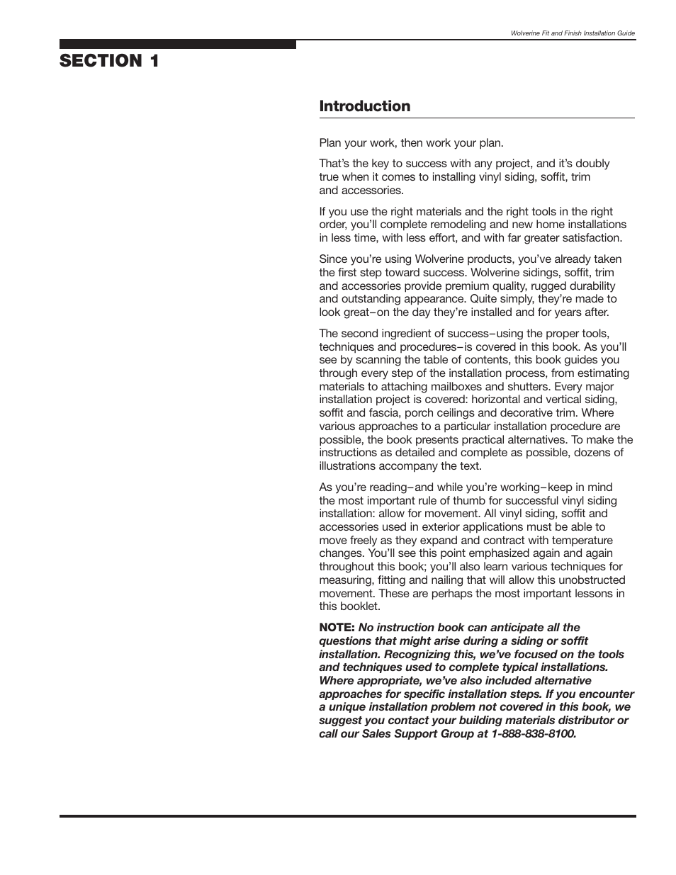 Introduction | Wolverine Siding and Vinyl Carpentry Soffit and Decorative Trim User Manual | Page 6 / 117