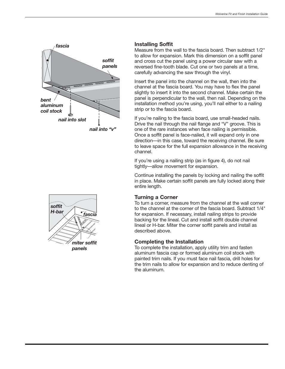 Wolverine Siding and Vinyl Carpentry Soffit and Decorative Trim User Manual | Page 76 / 117