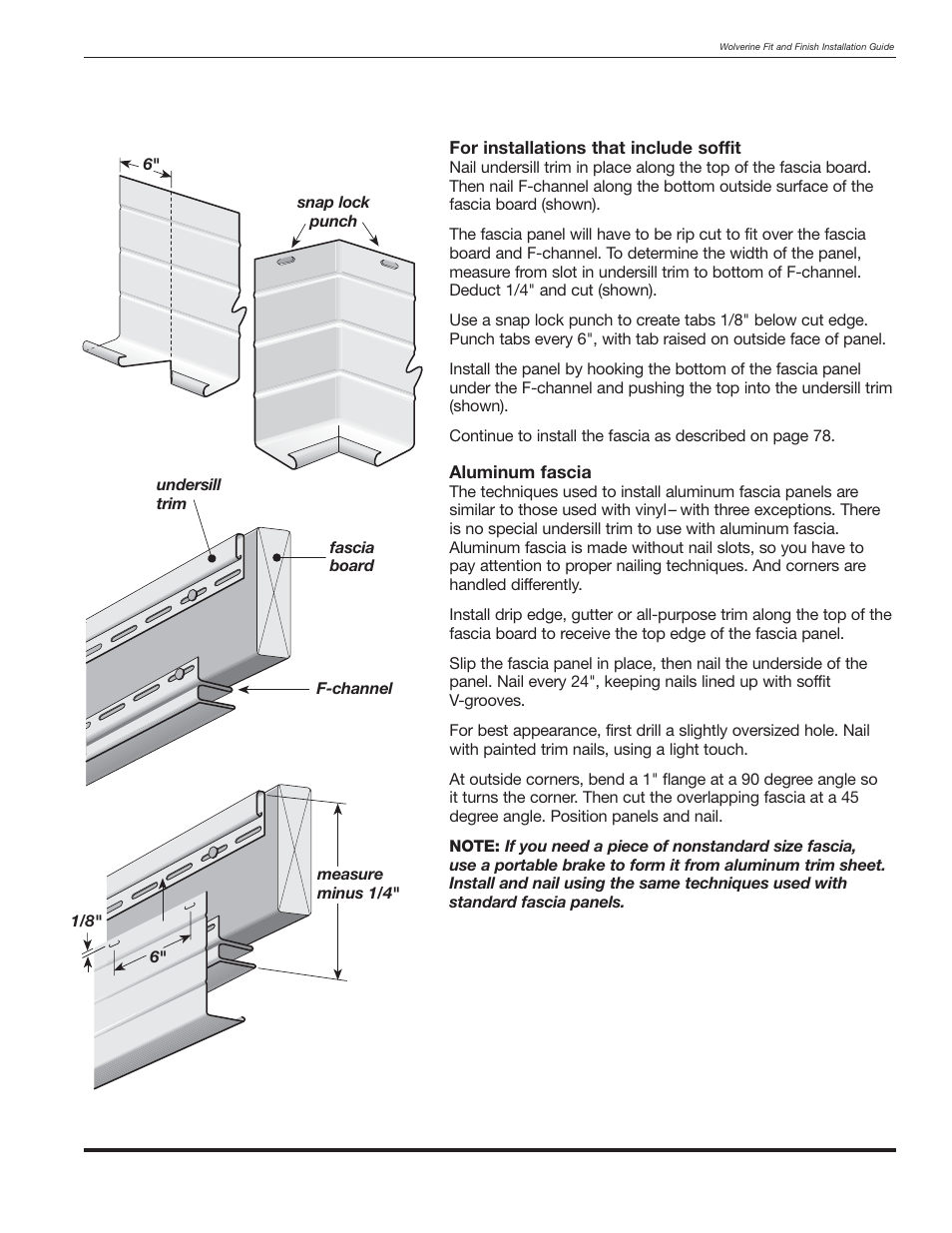 Wolverine Siding and Vinyl Carpentry Soffit and Decorative Trim User Manual | Page 80 / 117