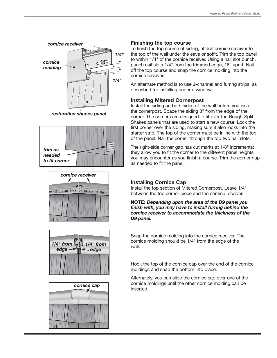 Wolverine Siding and Vinyl Carpentry Soffit and Decorative Trim User Manual | Page 84 / 117