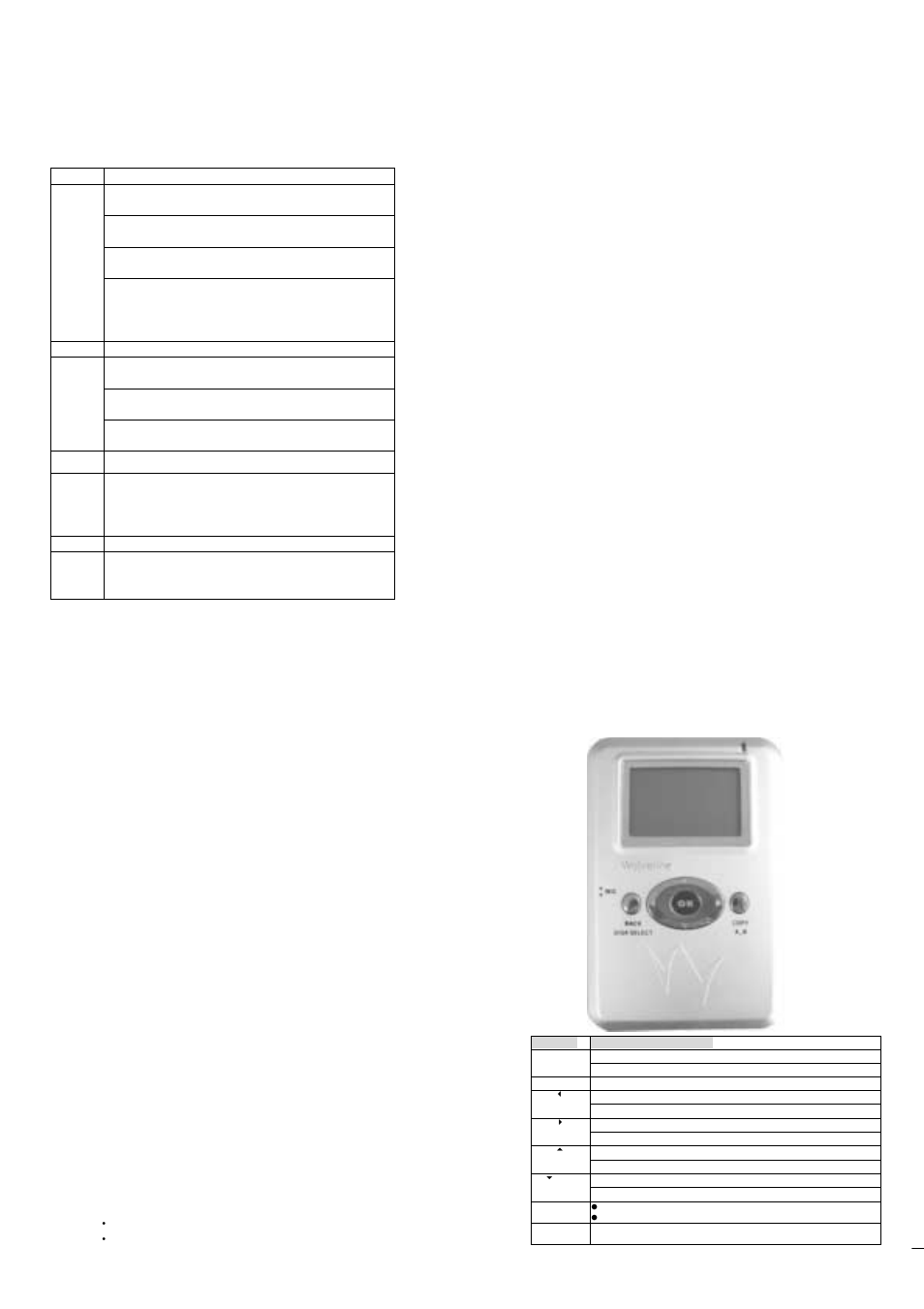 Index | Wolverine 8000 User Manual | Page 3 / 8