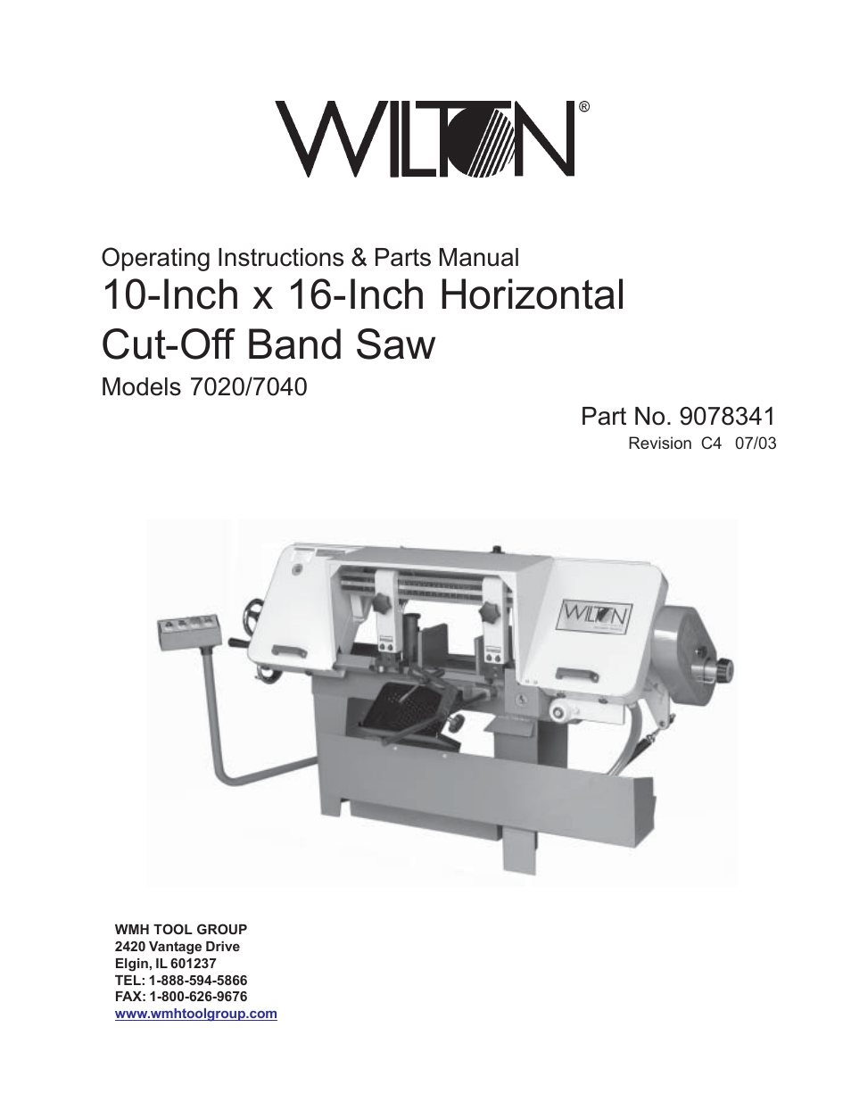 Wilton 7020/7040 User Manual | 28 pages