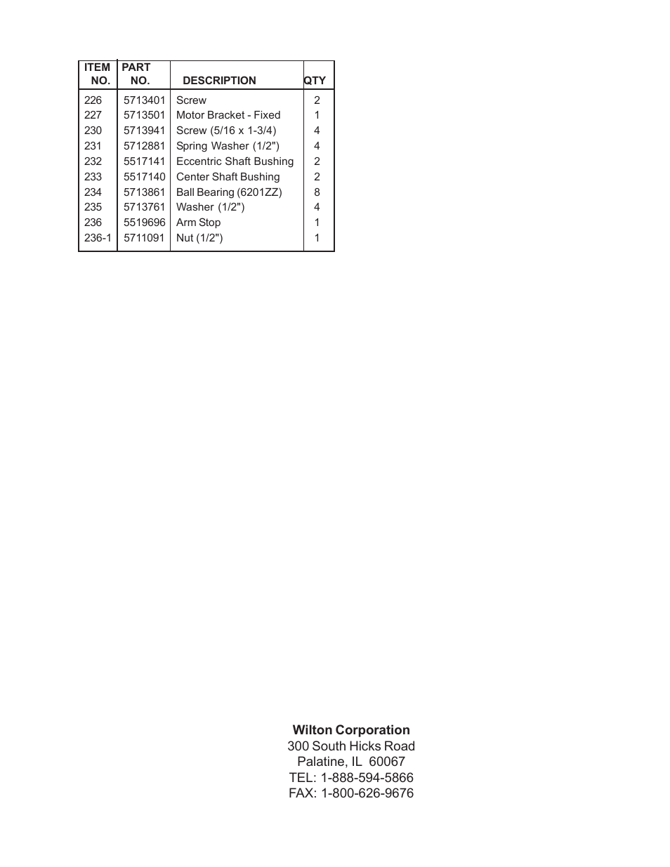 Wilton 7020/7040 User Manual | Page 28 / 28