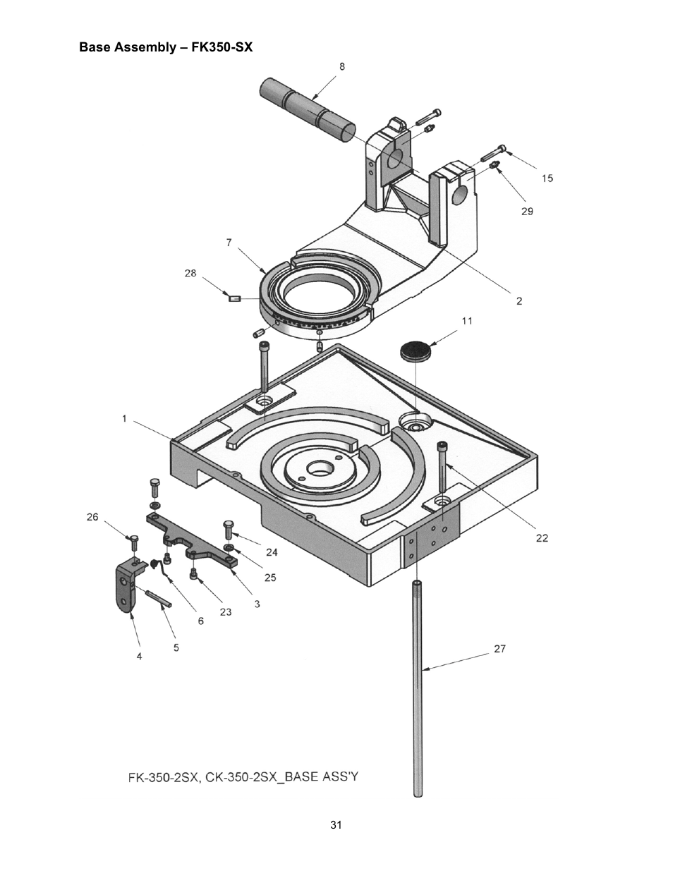 Wilton FK350-4 User Manual | Page 31 / 44