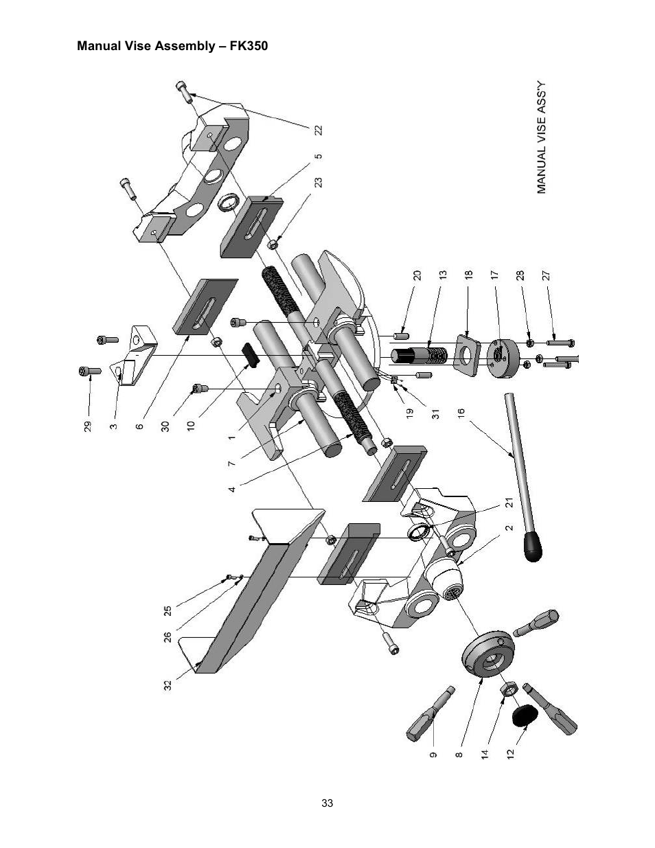 Wilton FK350-4 User Manual | Page 33 / 44