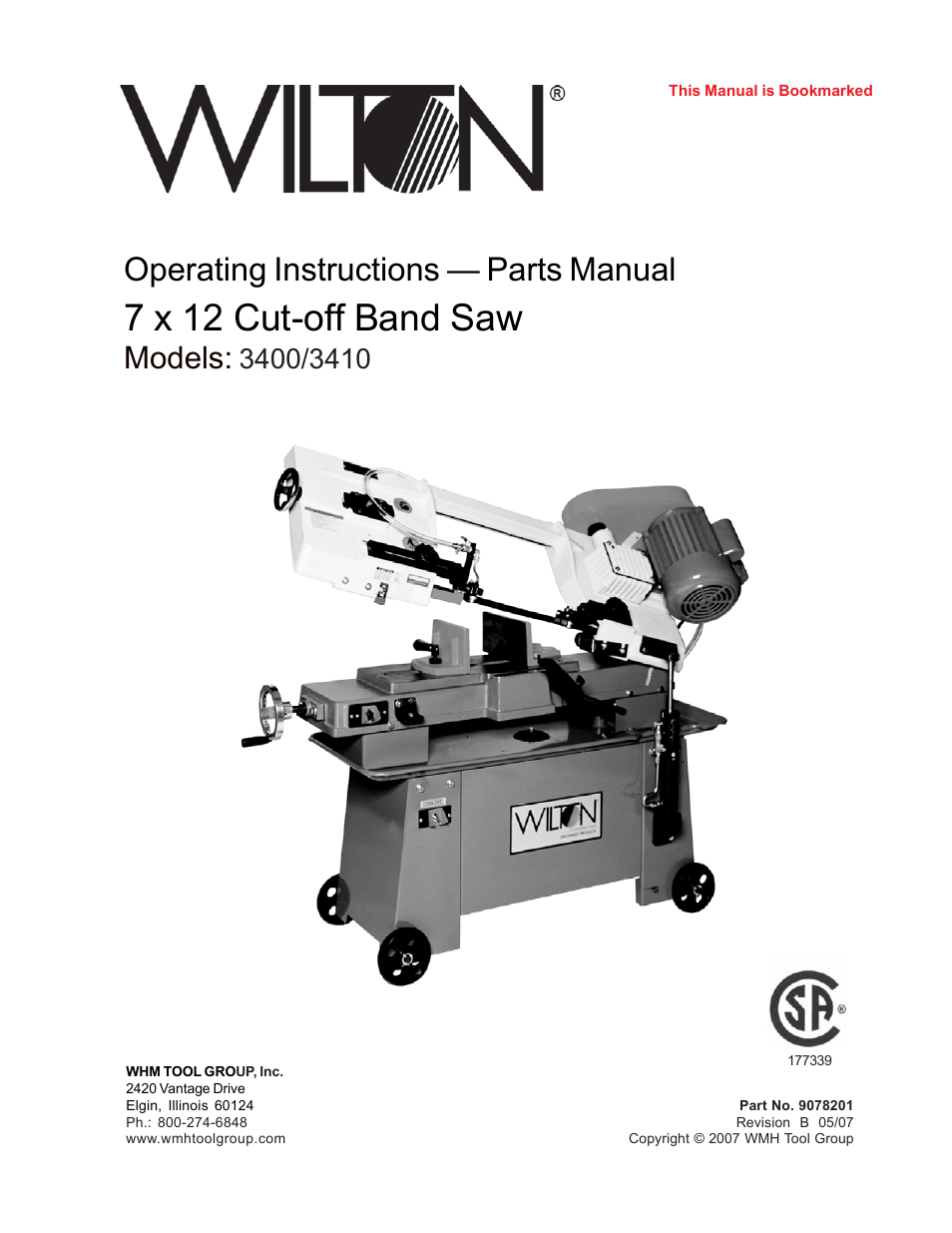 Wilton 3410 User Manual | 30 pages