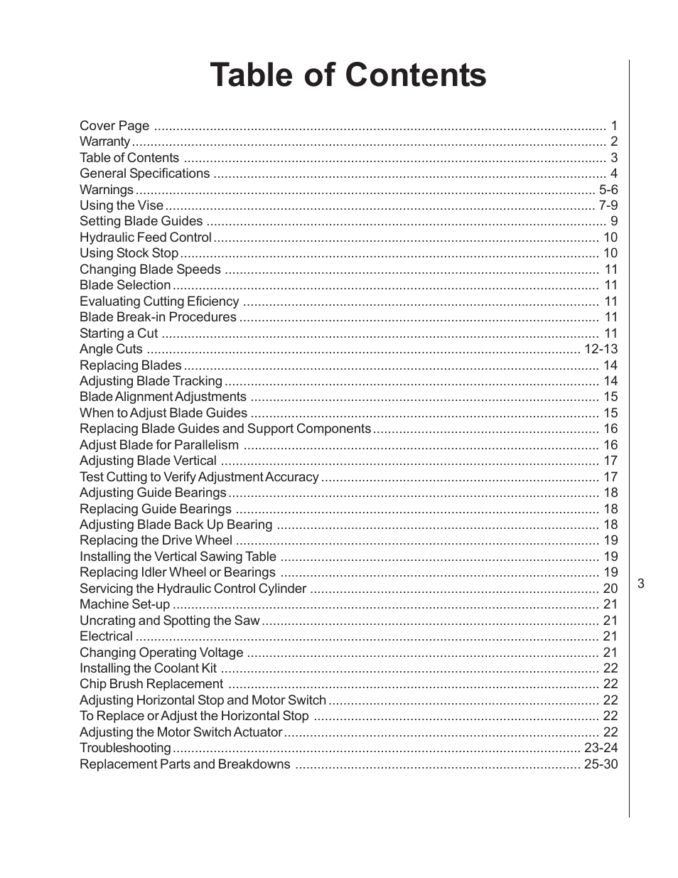 Wilton 3410 User Manual | Page 3 / 30