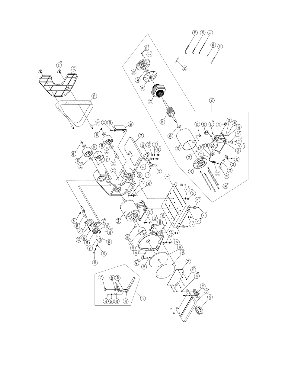 Parts breakdown | Wilton 41002 User Manual | Page 20 / 24