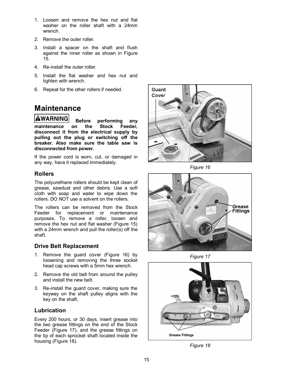 Maintenance | Wilton PF3-EZ User Manual | Page 15 / 28