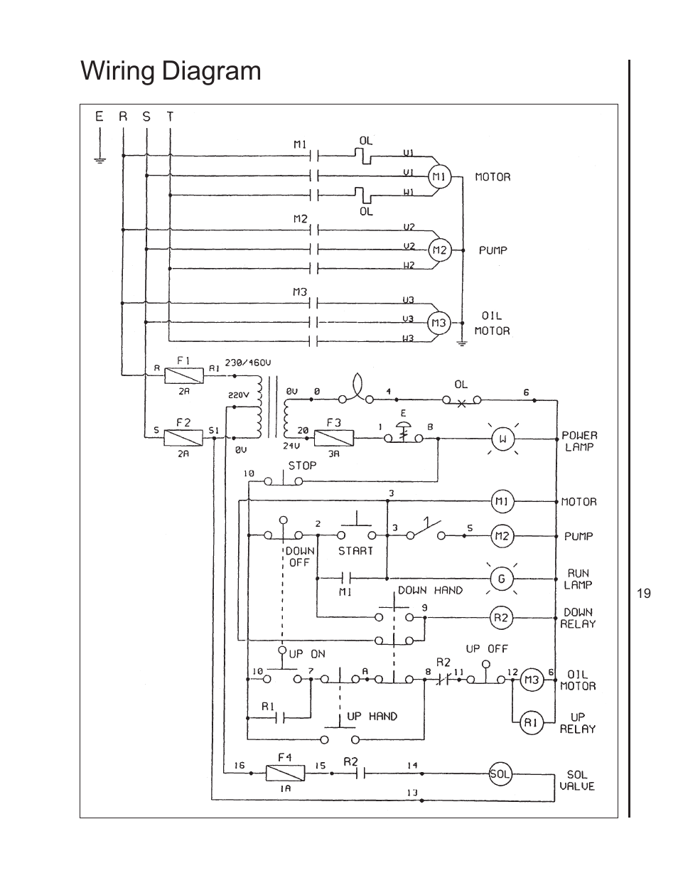 Wiring diagram | Wilton 7060 User Manual | Page 19 / 28