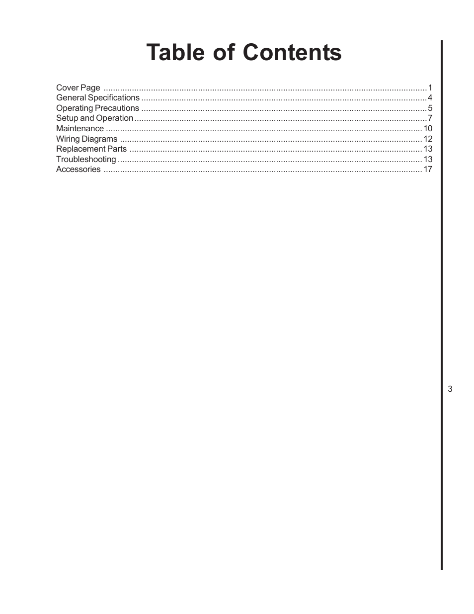 Wilton 4103 User Manual | Page 3 / 28