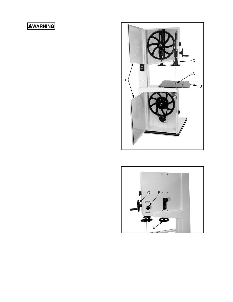Changing blades | Wilton JWBS-16B User Manual | Page 16 / 32