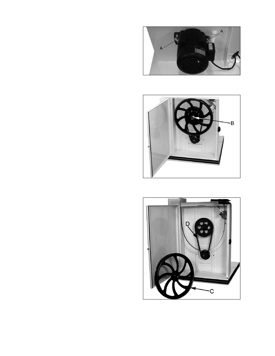 Replacing v-belt, Adjusting belt tension | Wilton JWBS-16B User Manual | Page 17 / 32