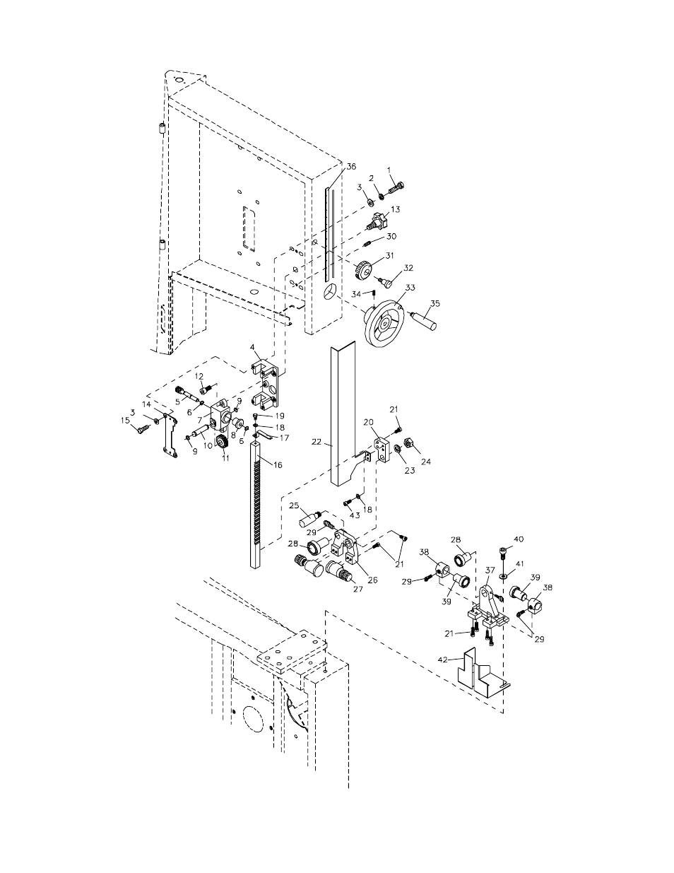 Blade guides assembly | Wilton JWBS-16B User Manual | Page 25 / 32