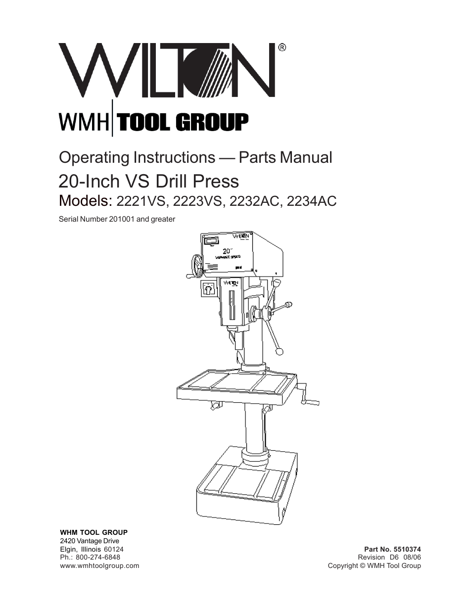 Wilton 2221VS User Manual | 28 pages