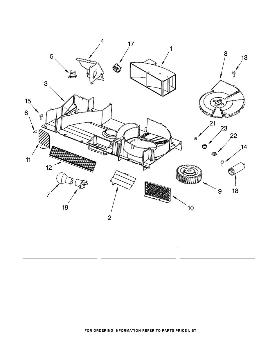 Air flow, Air flow parts | Whirlpool GH5184XPB3 User Manual | Page 5 / 7