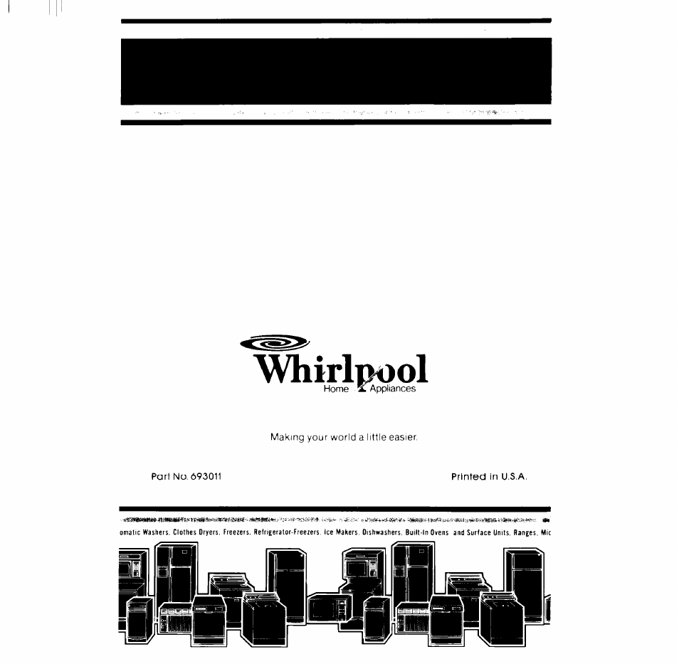 Whirlpool | Whirlpool LT5000XL User Manual | Page 16 / 16