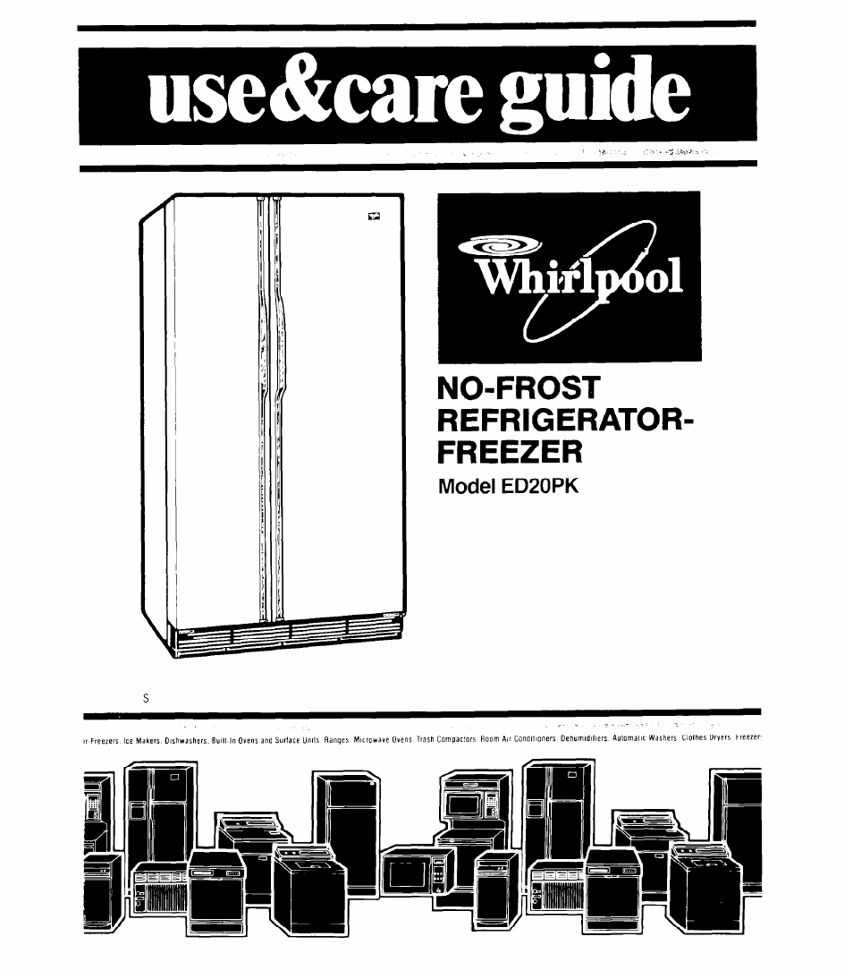 Whirlpool ED20PK User Manual | 20 pages