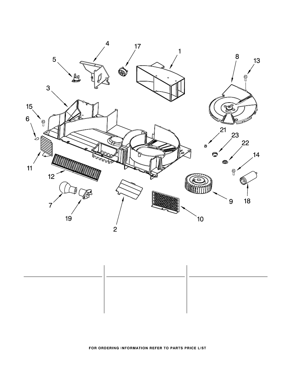 Air flow, Air flow parts | Whirlpool GH5184XPS2 User Manual | Page 5 / 7