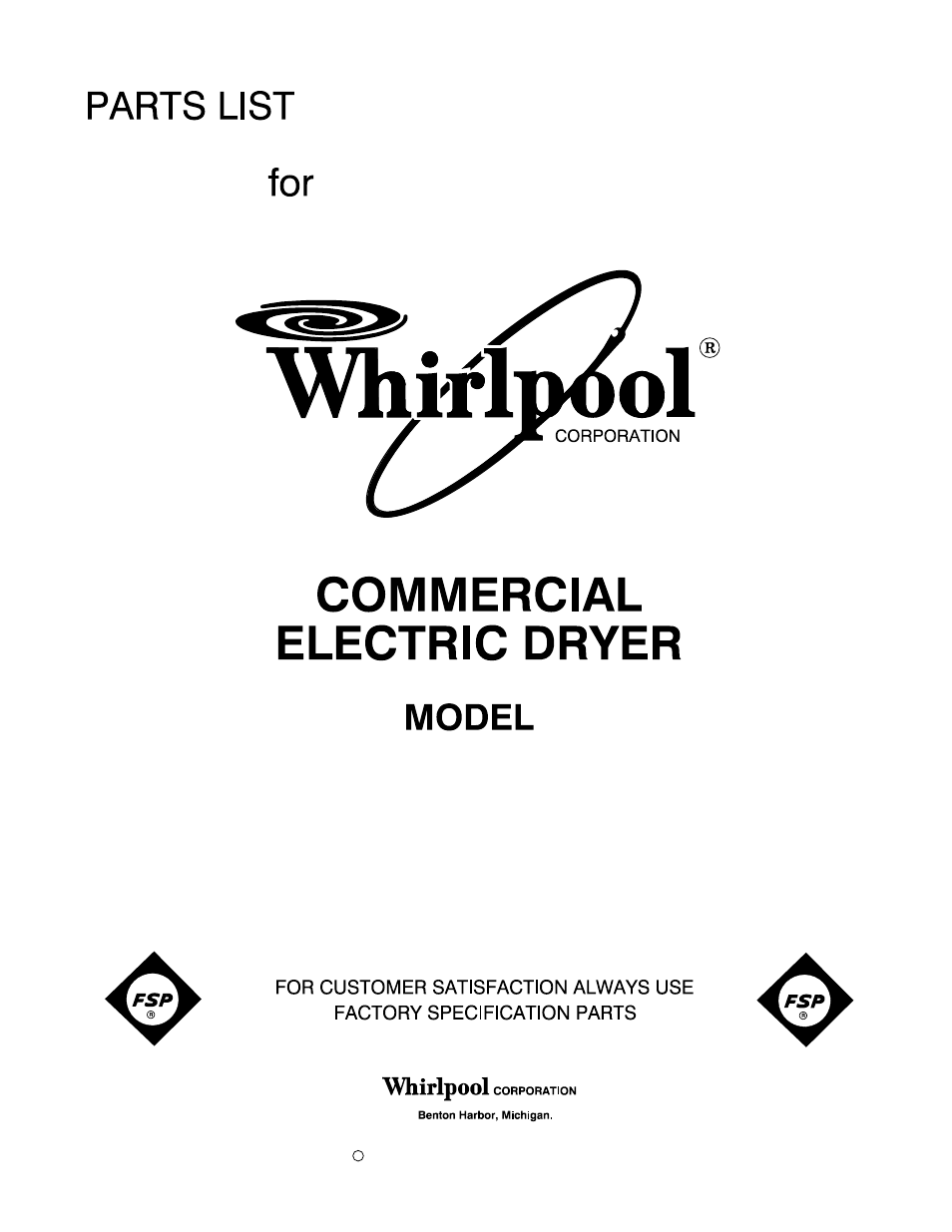 Whirlpool CEM2750TQ0 User Manual | 8 pages