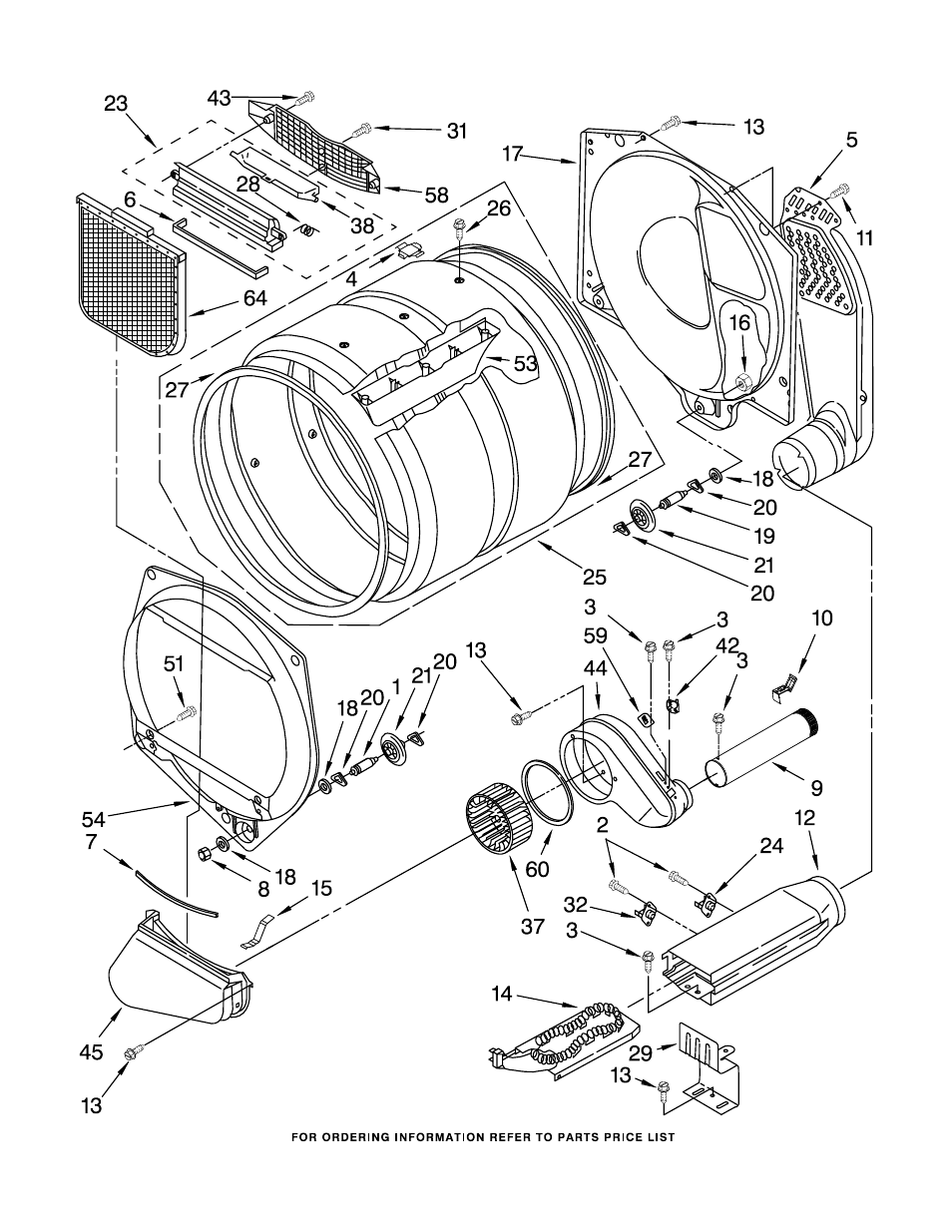 Bulkhead parts | Whirlpool CEM2750TQ0 User Manual | Page 6 / 8