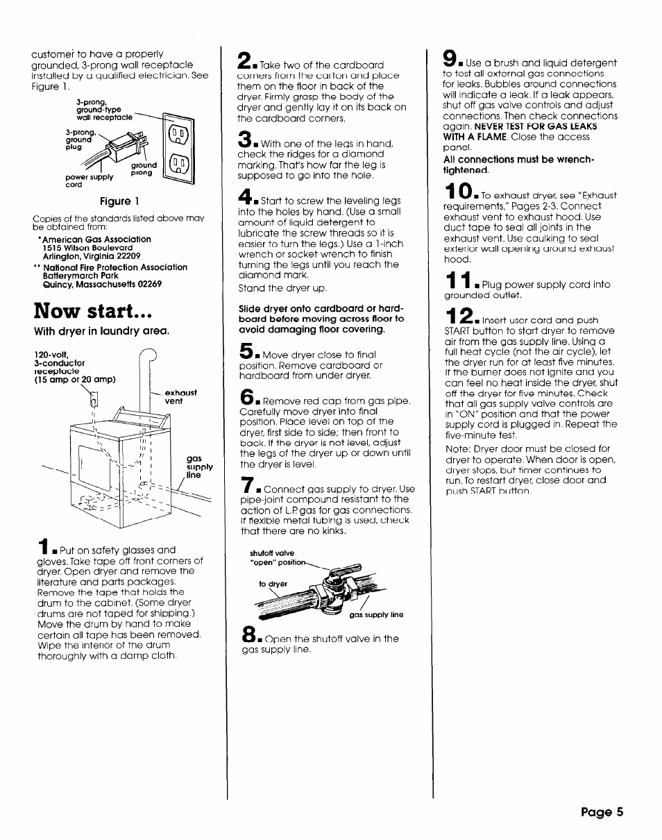 Now start, Page 5 | Whirlpool 3406449 User Manual | Page 5 / 12