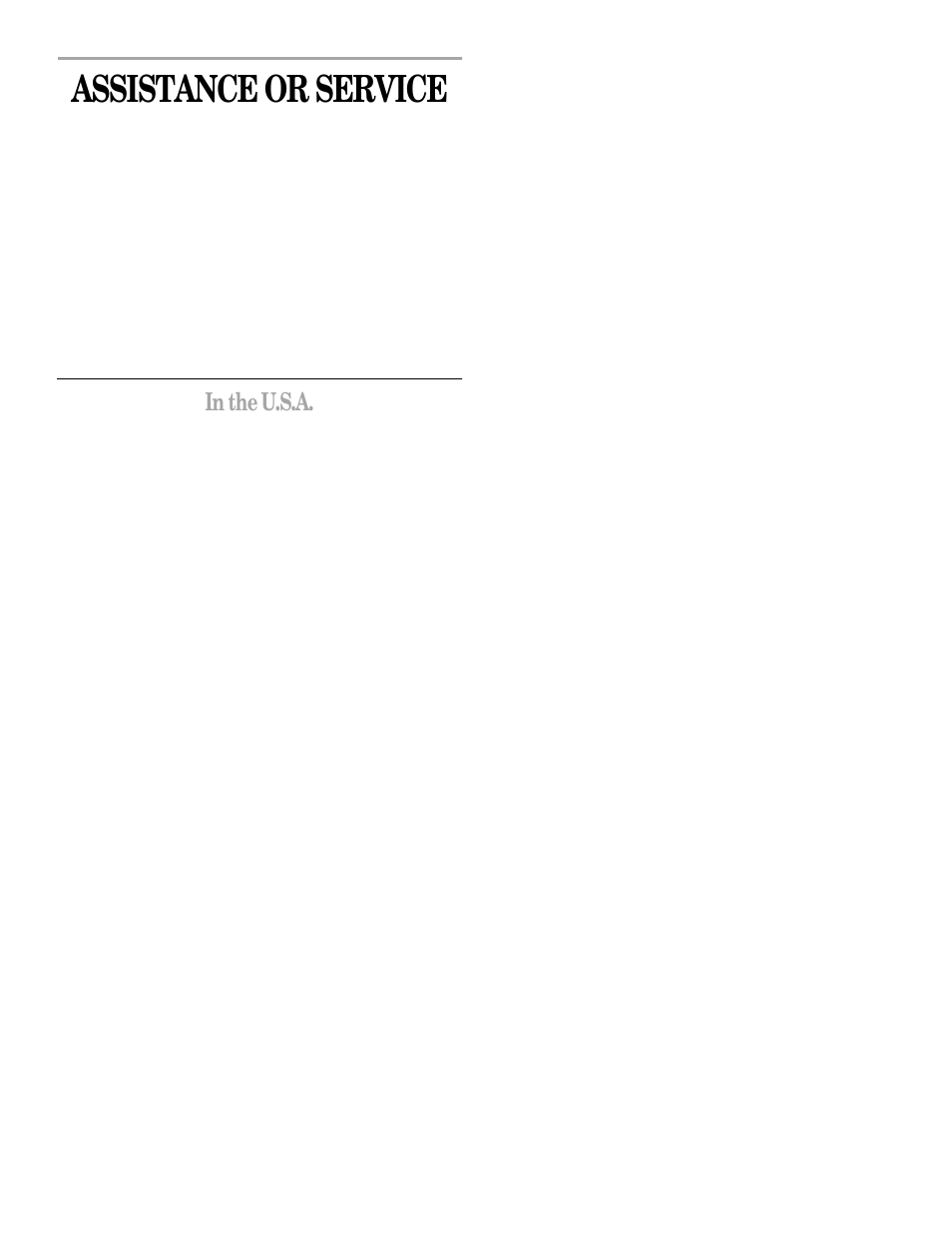 Assistance or service | Whirlpool GH8155XJ User Manual | Page 19 / 20