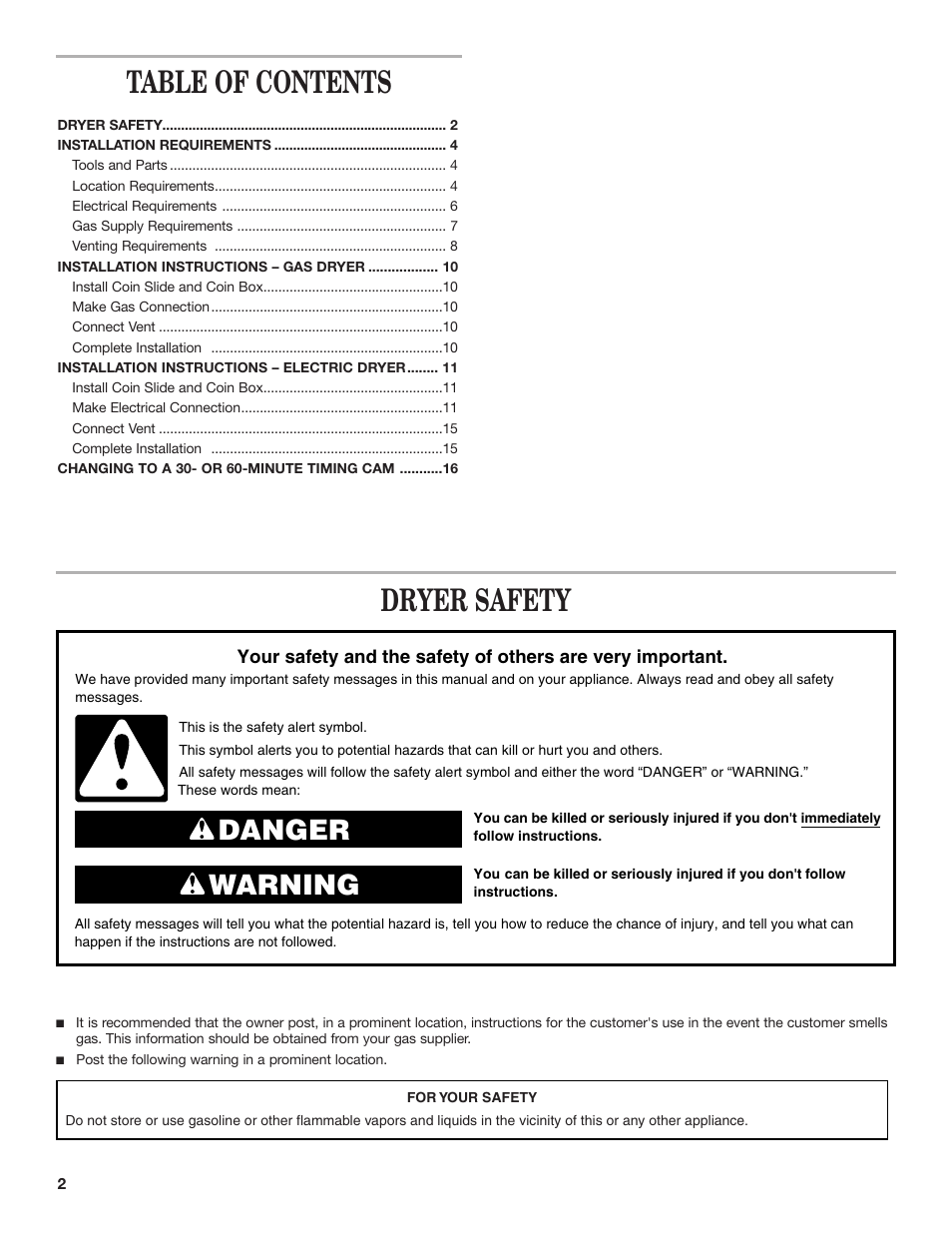 Whirlpool 8TCEM2760KQ0 User Manual | Page 2 / 36