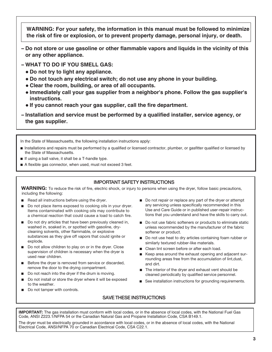 Whirlpool 8TCEM2760KQ0 User Manual | Page 3 / 36