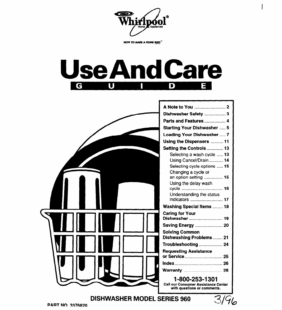 Whirlpool 960 User Manual | 28 pages