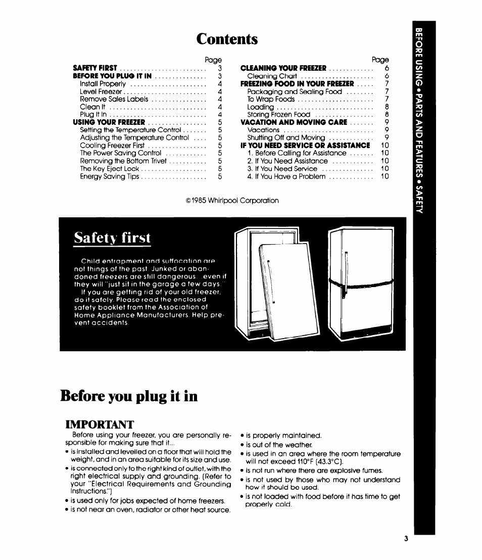 Whirlpool EV150E User Manual | Page 3 / 12