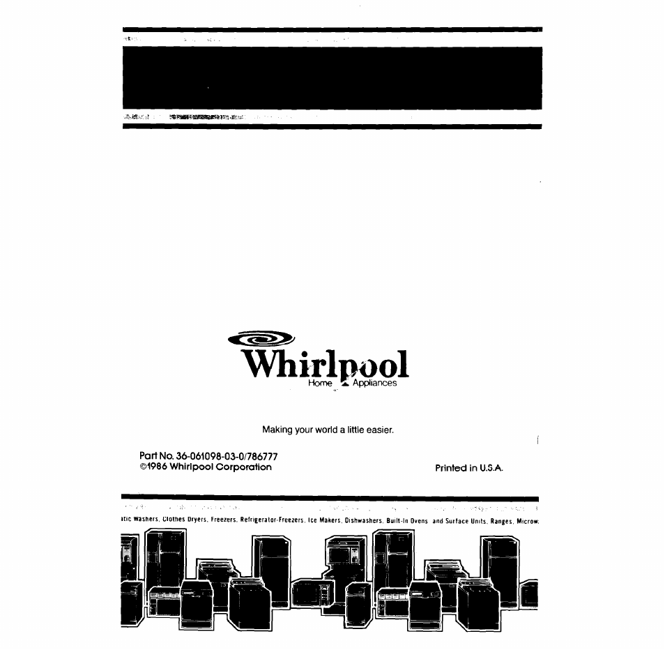 Whirlpool SB100PER User Manual | Page 16 / 16