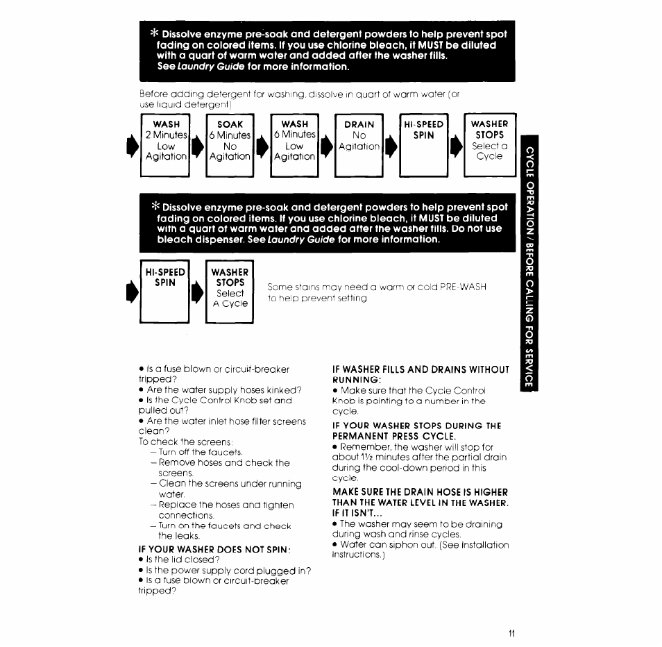 Whirlpool 2LA5700XK User Manual | Page 11 / 12