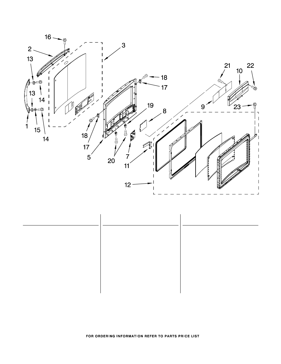 Door, Door parts | Whirlpool GH7208XRT0 User Manual | Page 2 / 8