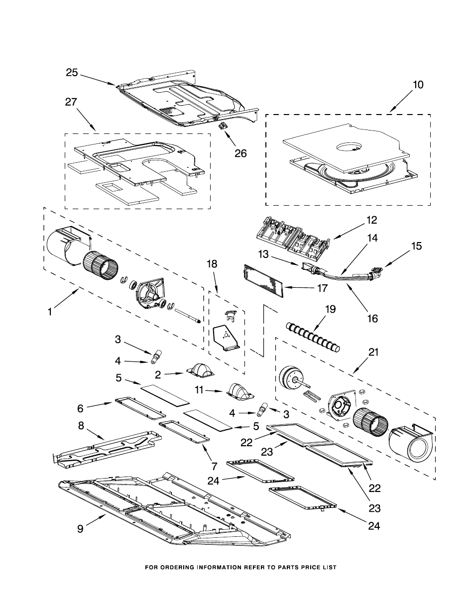 Ventilation, Ventilation parts | Whirlpool GH7208XRT0 User Manual | Page 3 / 8