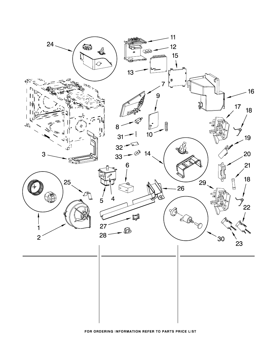 Interior and air flow, Interior and air flow parts | Whirlpool GH7208XRT0 User Manual | Page 5 / 8