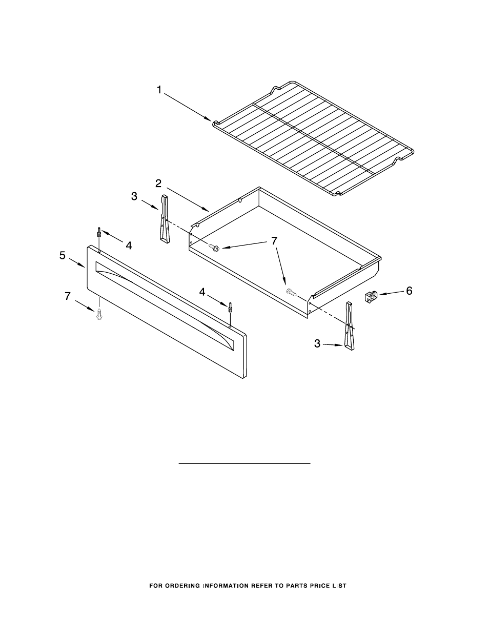 Drawer & broiler, Drawer & broiler parts, For models: sf272lxtd1 (universal silver) | Whirlpool SF272LXTD1 User Manual | Page 9 / 10