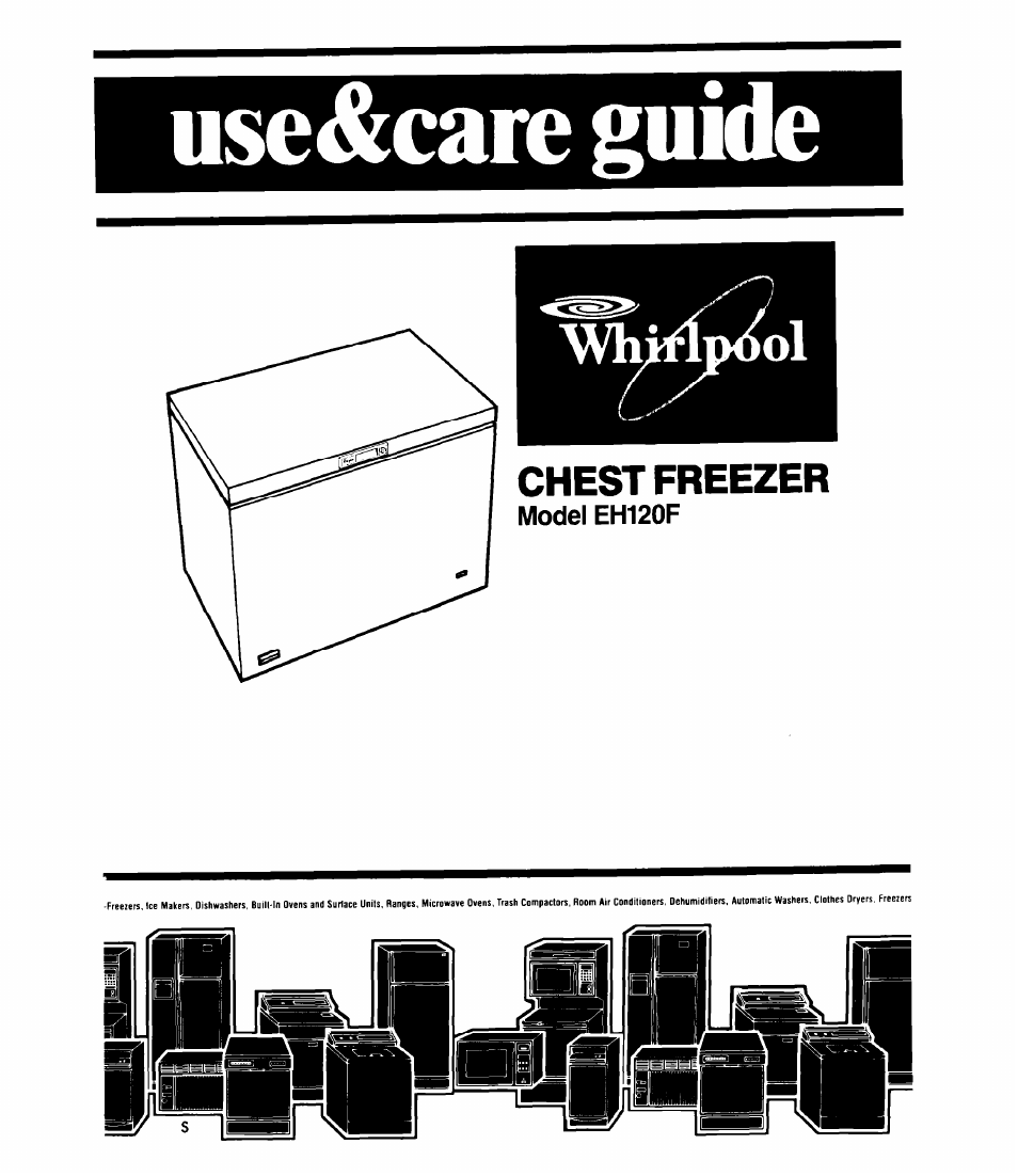 Whirlpool EH120F User Manual | 12 pages