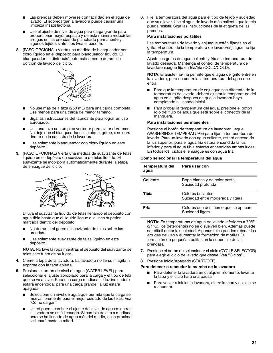 Whirlpool CAWC529PQ0 User Manual | Page 31 / 56