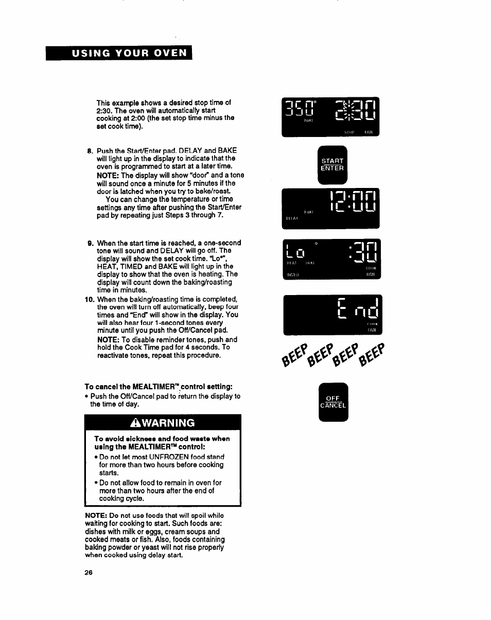 A warning | Whirlpool RB260PXY User Manual | Page 26 / 40