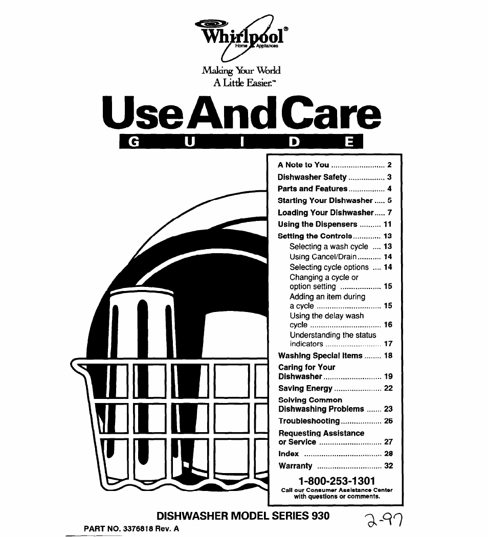 Whirlpool 930 User Manual | 30 pages