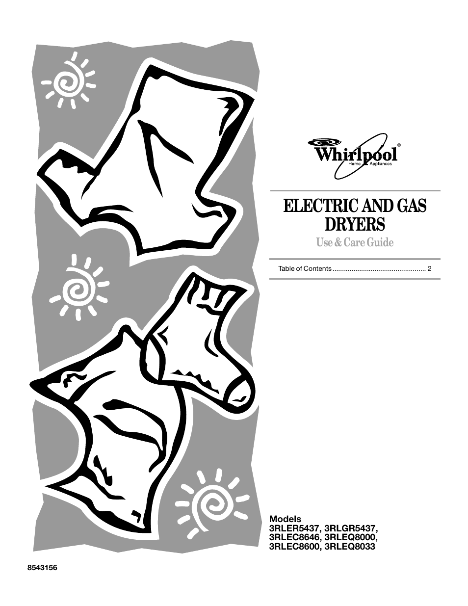 Whirlpool 3RLEQ8033  EN User Manual | 12 pages