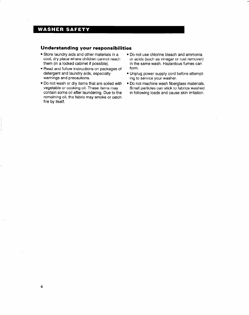 Understanding your responsibilities | Whirlpool 3363569 User Manual | Page 4 / 23