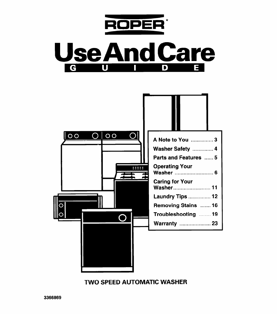 Whirlpool 3366869 User Manual | 56 pages