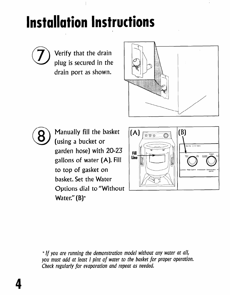 Installation instructions | Whirlpool LSR4311DQO User Manual | Page 6 / 16