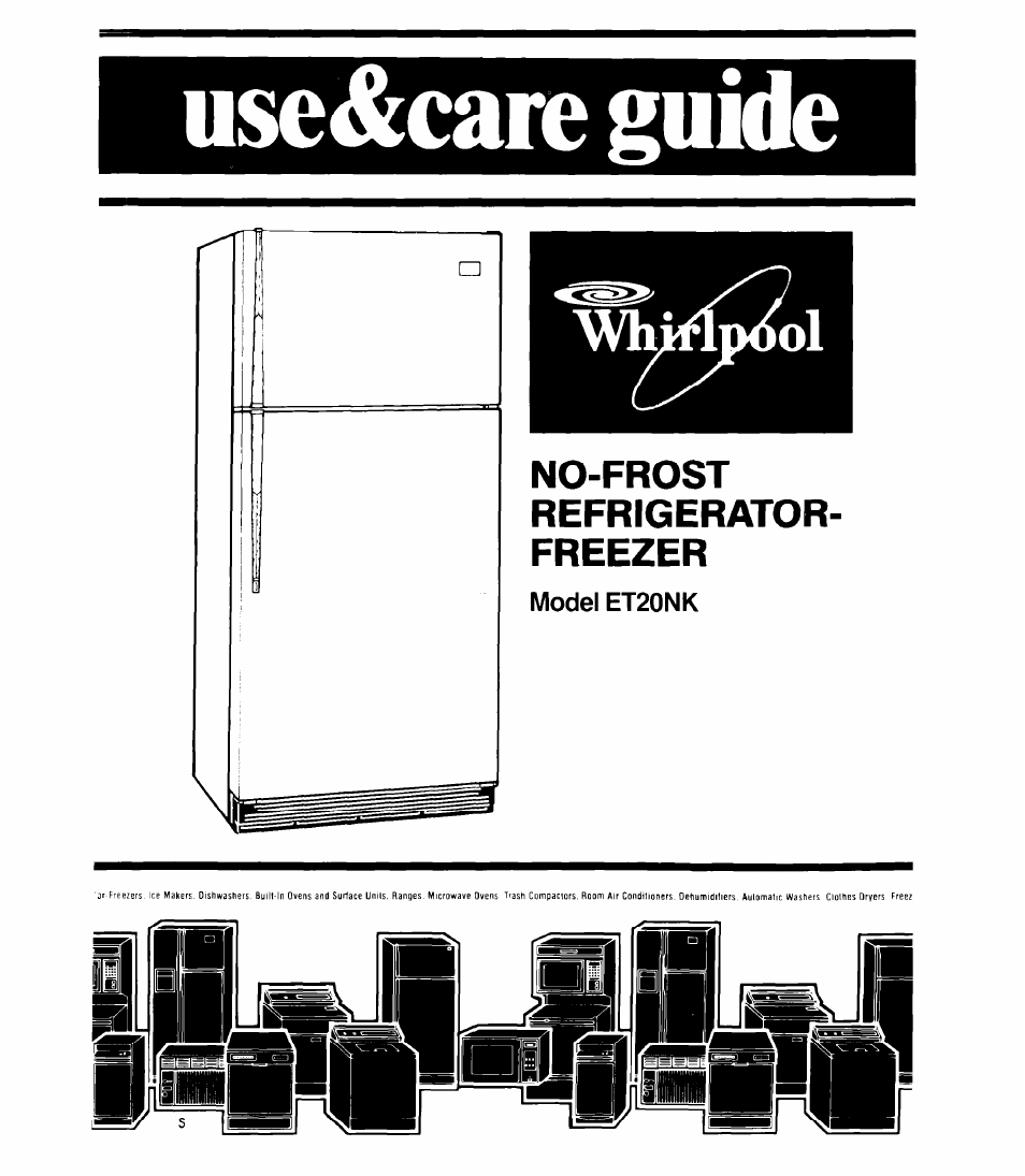 Whirlpool ET20NK User Manual | 16 pages