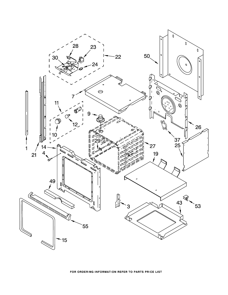 Oven, Oven parts | Whirlpool RS675PXGQ7 User Manual | Page 3 / 8